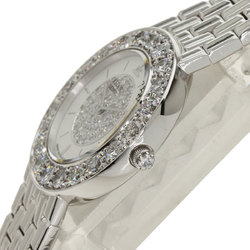 Seiko GTWE005 5A70-0380 Credor Diamond Bezel Watch K18 White Gold K18WG Ladies