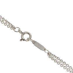 Tiffany infinity necklace silver ladies