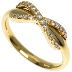 Tiffany Infinity Diamond Ring, 18K Yellow Gold, Women's