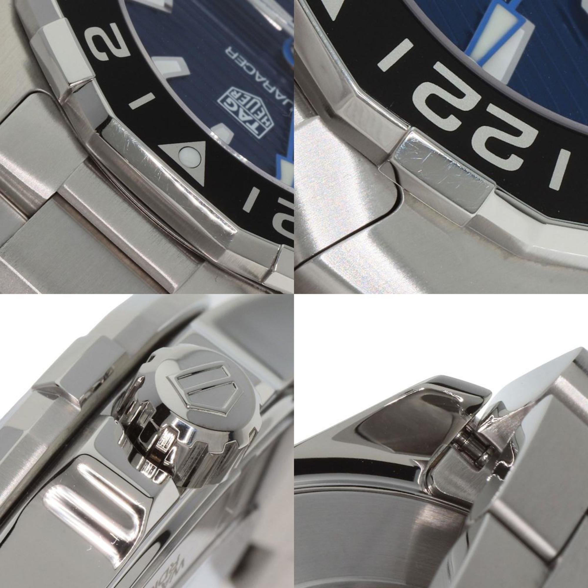 TAG Heuer WAY201T-0 Aquaracer Calibre 7 Watch Stainless Steel SS Men's
