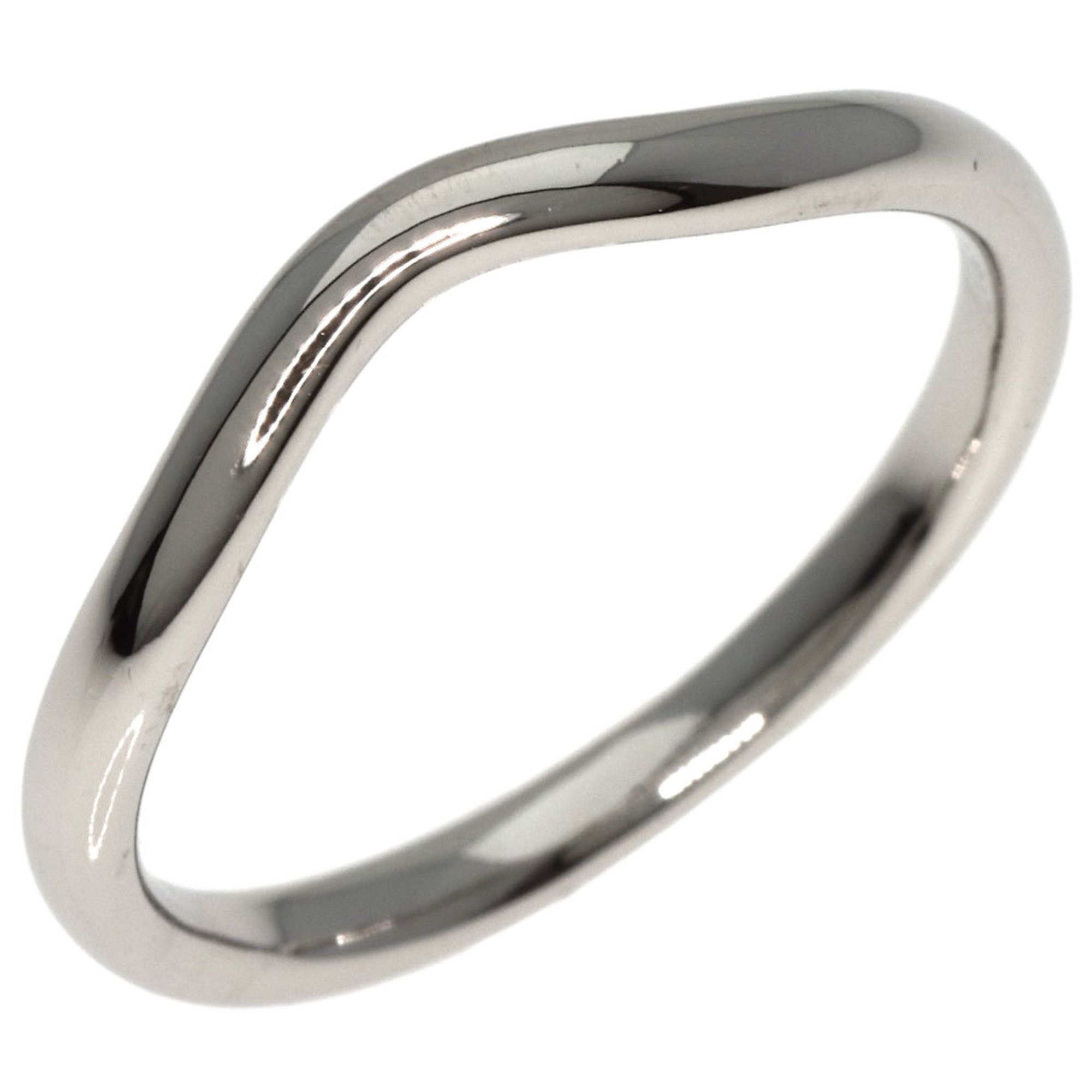 Tiffany Curved Band Ring, Platinum PT950, Women's