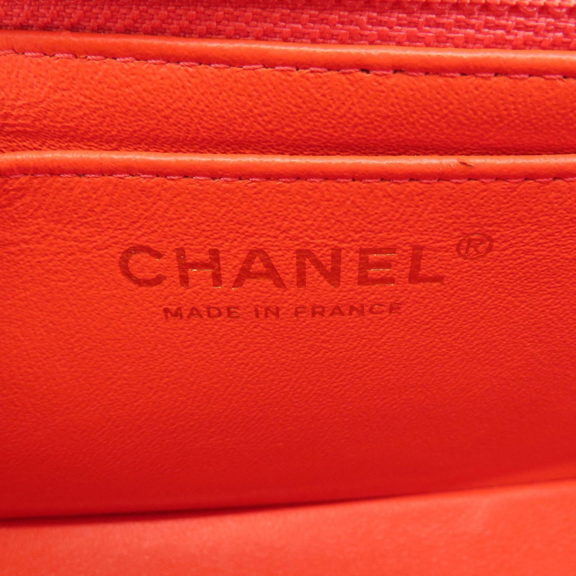 Chanel Matelasse Coco Mark Shoulder Bag Velour Women's