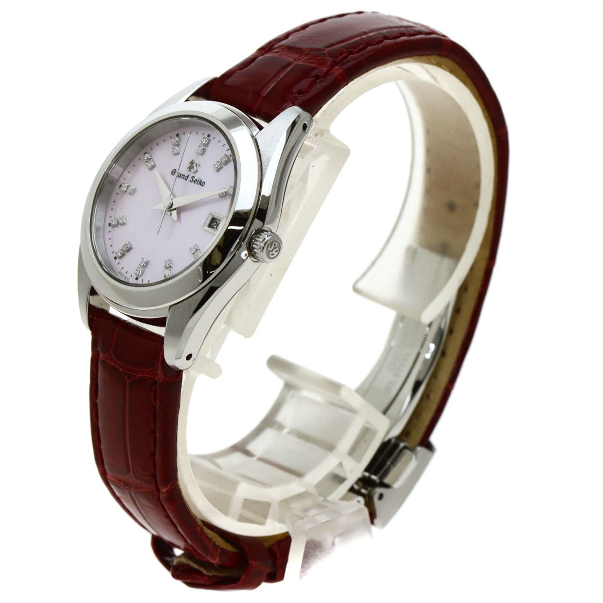 Seiko STGF295 4J52-0AB0 Grand Heritage Collection Watch Stainless Steel Leather Women's