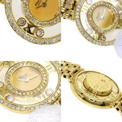 Chopard 20 5664 Happy Diamonds Watch, K18 Yellow Gold, K18YG, Diamond, Women's