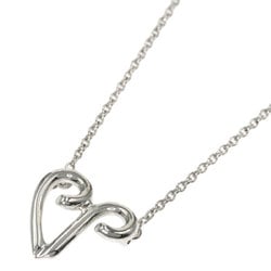 Tiffany Initial V Necklace Silver Women's