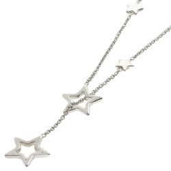 Tiffany Star Lariat Necklace Silver Women's
