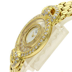 Chopard Happy Diamonds Watch, K18 Yellow Gold, K18YG, Diamond, Women's