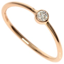 Tiffany Wave Single Row Diamond Ring, 18K Yellow Gold, Women's