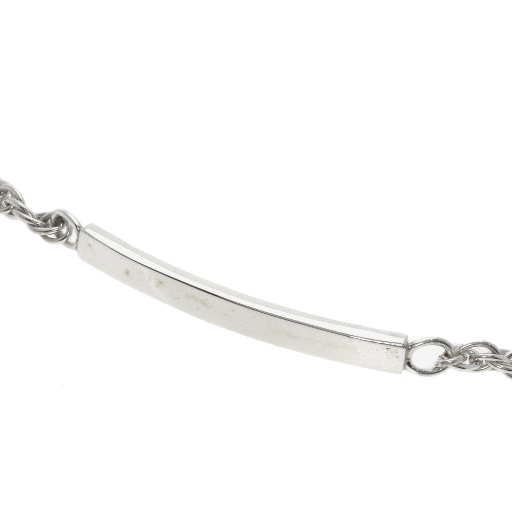 Tiffany bar chain bracelet silver ladies