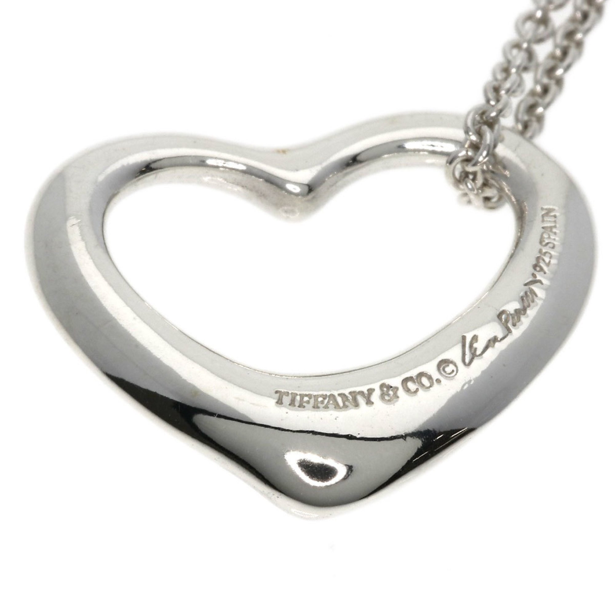 Tiffany Heart 22mm Necklace Silver Women's