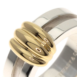 Tiffany Groupies Ring, Silver, K18YG, Women's
