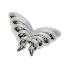 Tiffany Butterfly Brooch Silver Women's