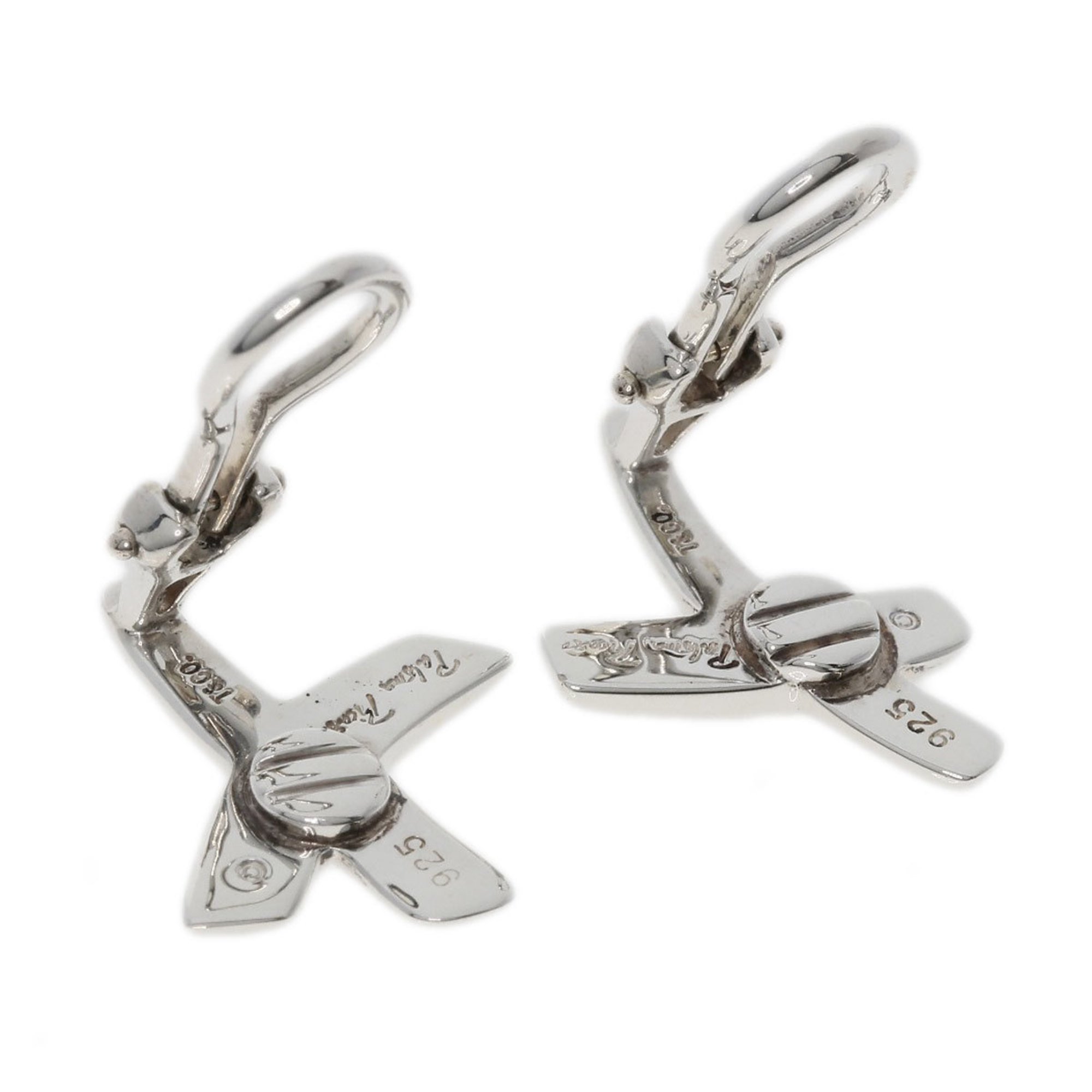 Tiffany Kiss Paloma Picasso Earrings Silver Women's