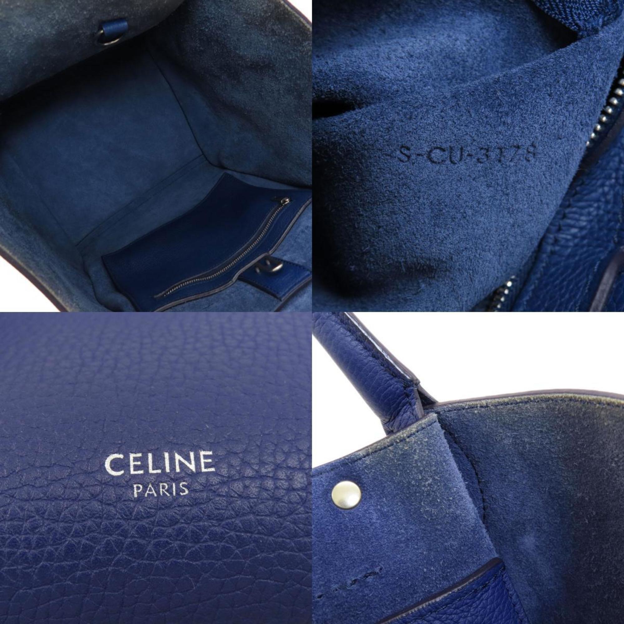 Celine Big Bag Handbag Leather Women's
