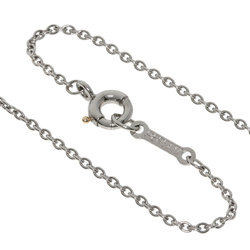 Tiffany Small Cross Necklace Platinum PT950 Women's