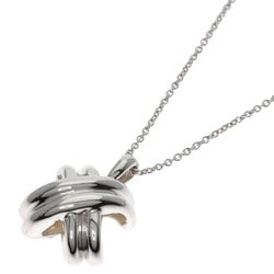 Tiffany Signature Necklace Silver Women's