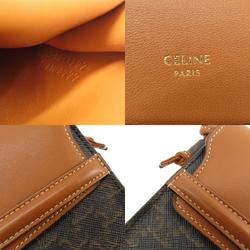 Celine Macadam Pattern Pochette Shoulder Bag Leather Women's