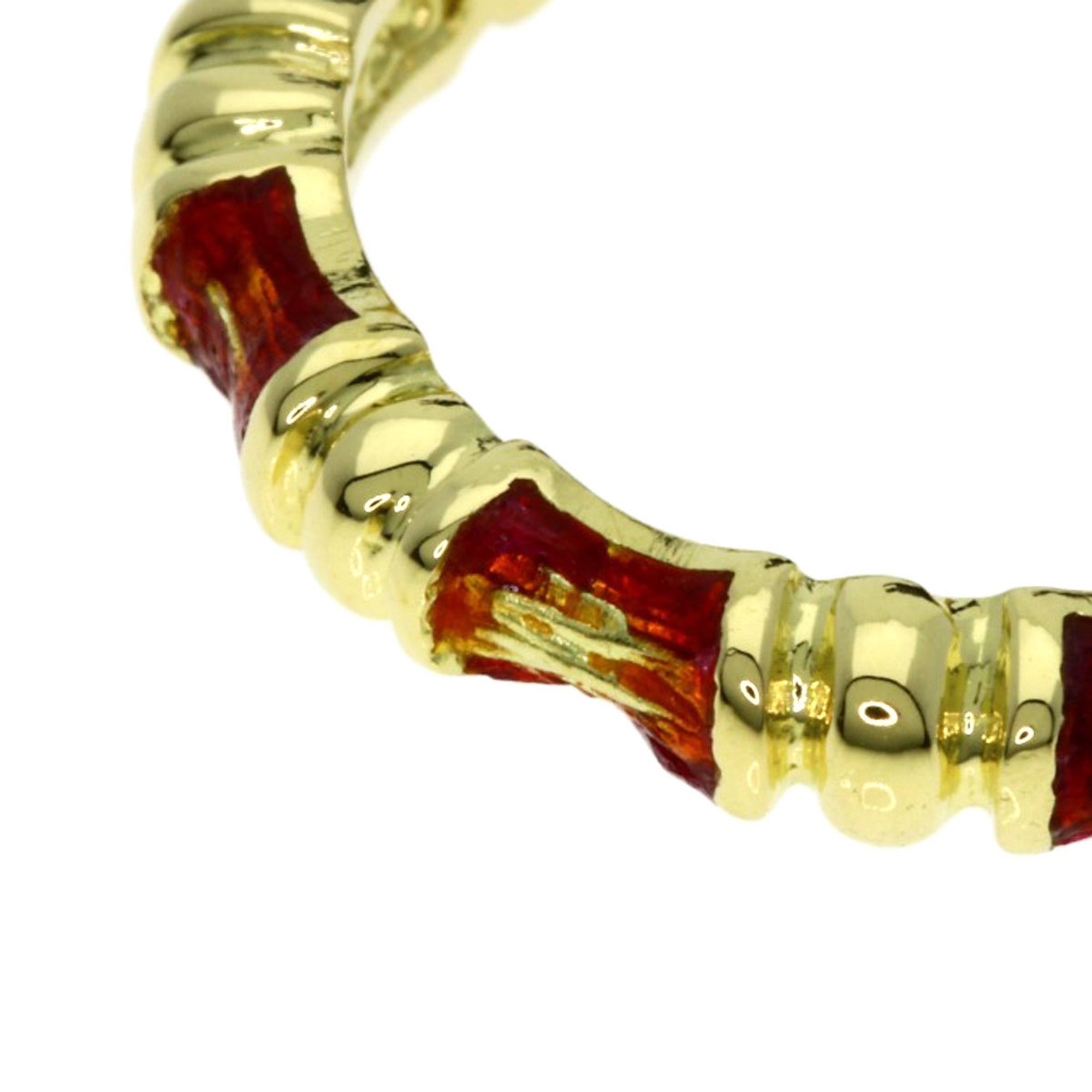 Tiffany enamel ring set of 2, 18K yellow gold, for women