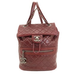 Chanel Matelasse Coco Mark Backpack/Daypack Calf Leather Women's