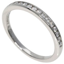 Tiffany Half Circle Channel Setting Diamond Ring, Platinum PT950, Women's