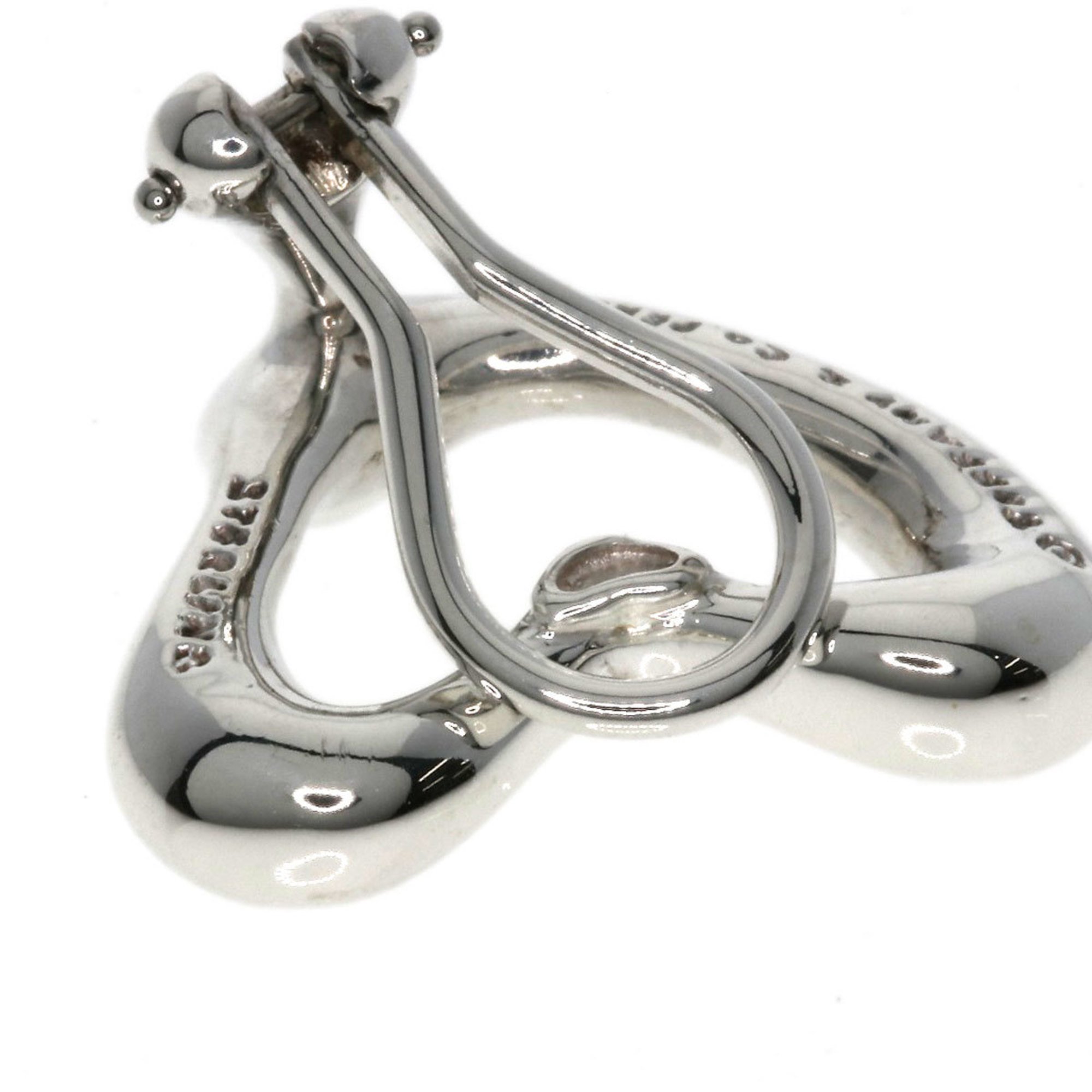 Tiffany heart earrings silver ladies