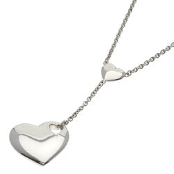 Tiffany heart motif necklace silver ladies