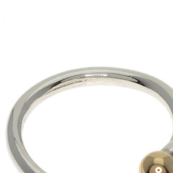 Tiffany Double Eye Ring, Silver, K18YG, Women's