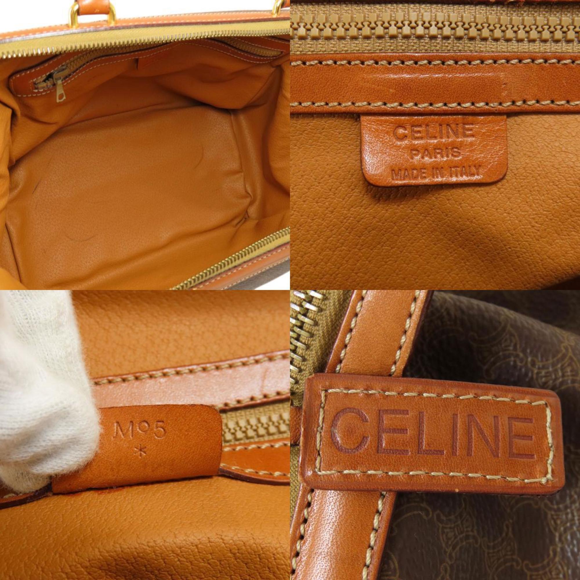 Celine Macadam handbag leather ladies