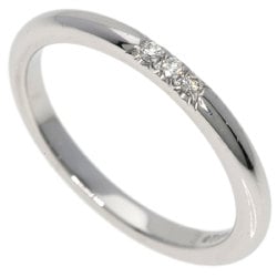 Tiffany Forever 3P Diamond Ring, Platinum PT950, Women's