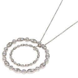Tiffany Swing Diamond Necklace Platinum PT950 Ladies
