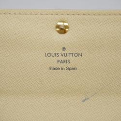 Louis Vuitton Long Wallet Damier Azur Portefeuille Sarah N61735 White Ladies