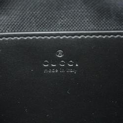 Gucci Shoulder Bag GG Marmont 447632 Leather Black Women's