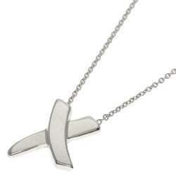 Tiffany Kiss Paloma Picasso Necklace Silver Women's