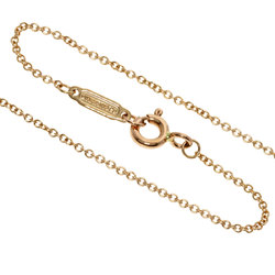 Tiffany Infinity Endless Necklace K18 Pink Gold Women's