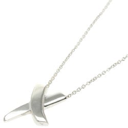 Tiffany Kiss Paloma Picasso Necklace Silver Women's
