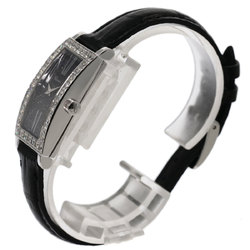 Chopard 13 6973.20 Classic Diamond Watch, K18 White Gold, Leather, Women's