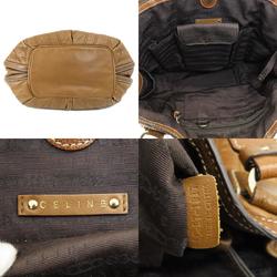 Celine Stripe Stitch Tote Bag Leather Women's
