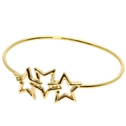 Tiffany Triple Star Bangle Bracelet, 18K Yellow Gold, Women's