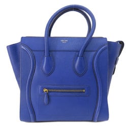 Celine Luggage Micro Tote Bag Leather Women's