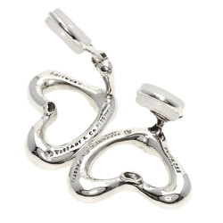 Tiffany Heart Medium Earrings Silver Women's