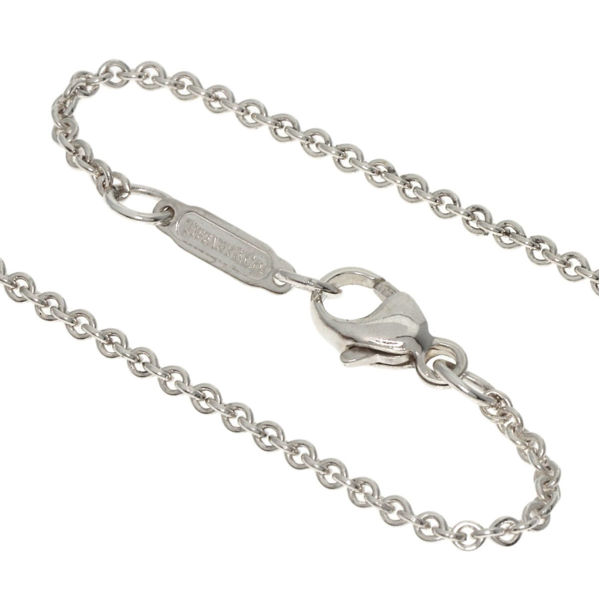 Tiffany Cadena Lock Necklace Silver Women's