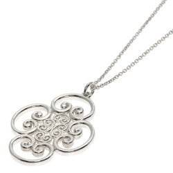 Tiffany & Co. Venezia Goldoni Quadro Pro NC Necklace Silver Women's