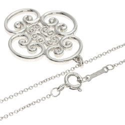 Tiffany & Co. Venezia Goldoni Quadro Pro NC Necklace Silver Women's