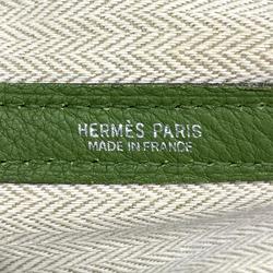 Hermes Tote Bag Garden PM □M Engraved Negonda Pleurs Women's