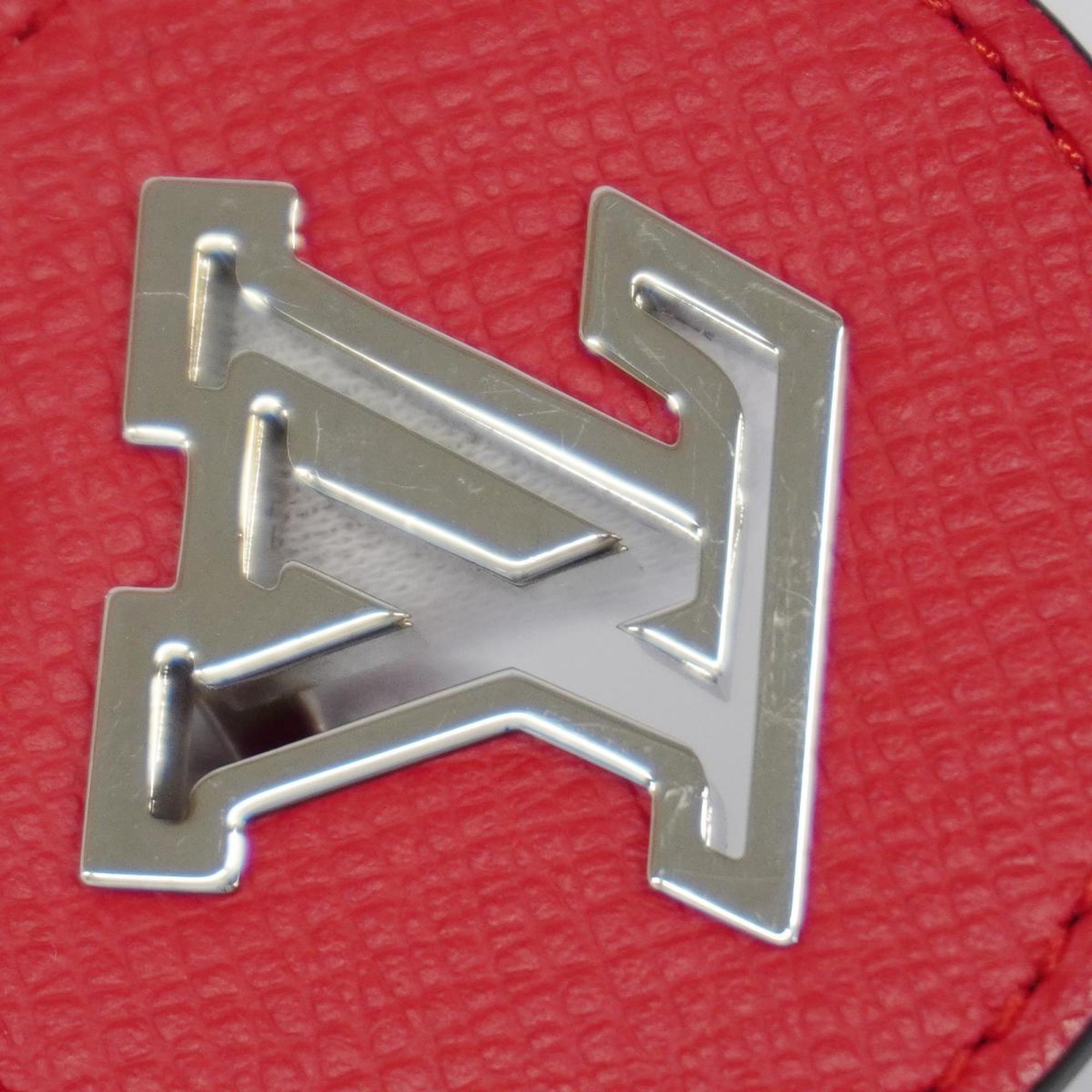 Louis Vuitton Keychain Monogram Portecle LV Circle Eyelet M64170 Red Men's