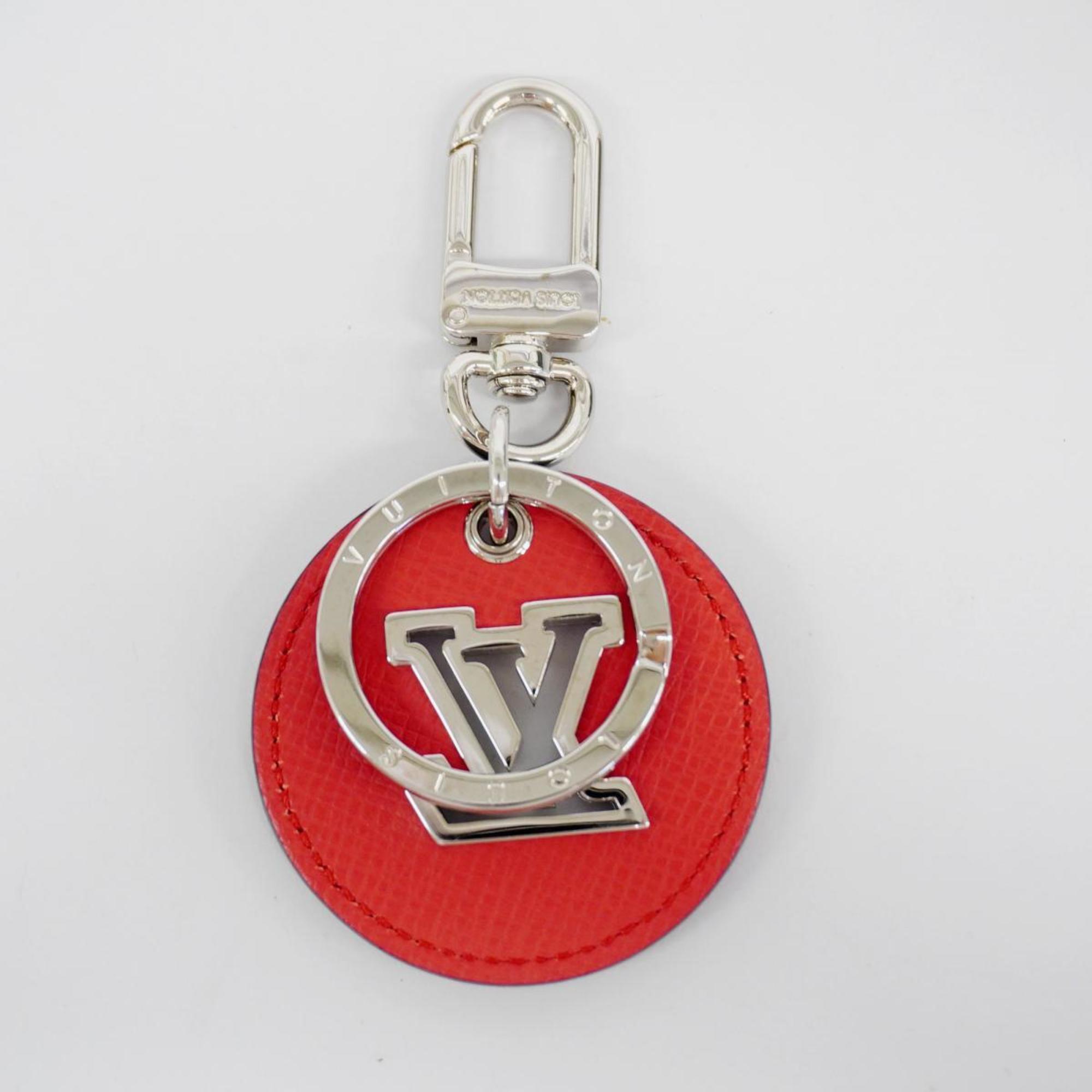 Louis Vuitton Keychain Monogram Portecle LV Circle Eyelet M64170 Red Men's