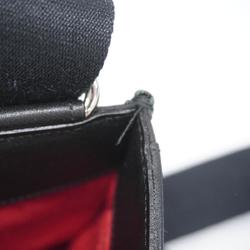 Salvatore Ferragamo Shoulder Bag Gancini Nylon Leather Black Women's