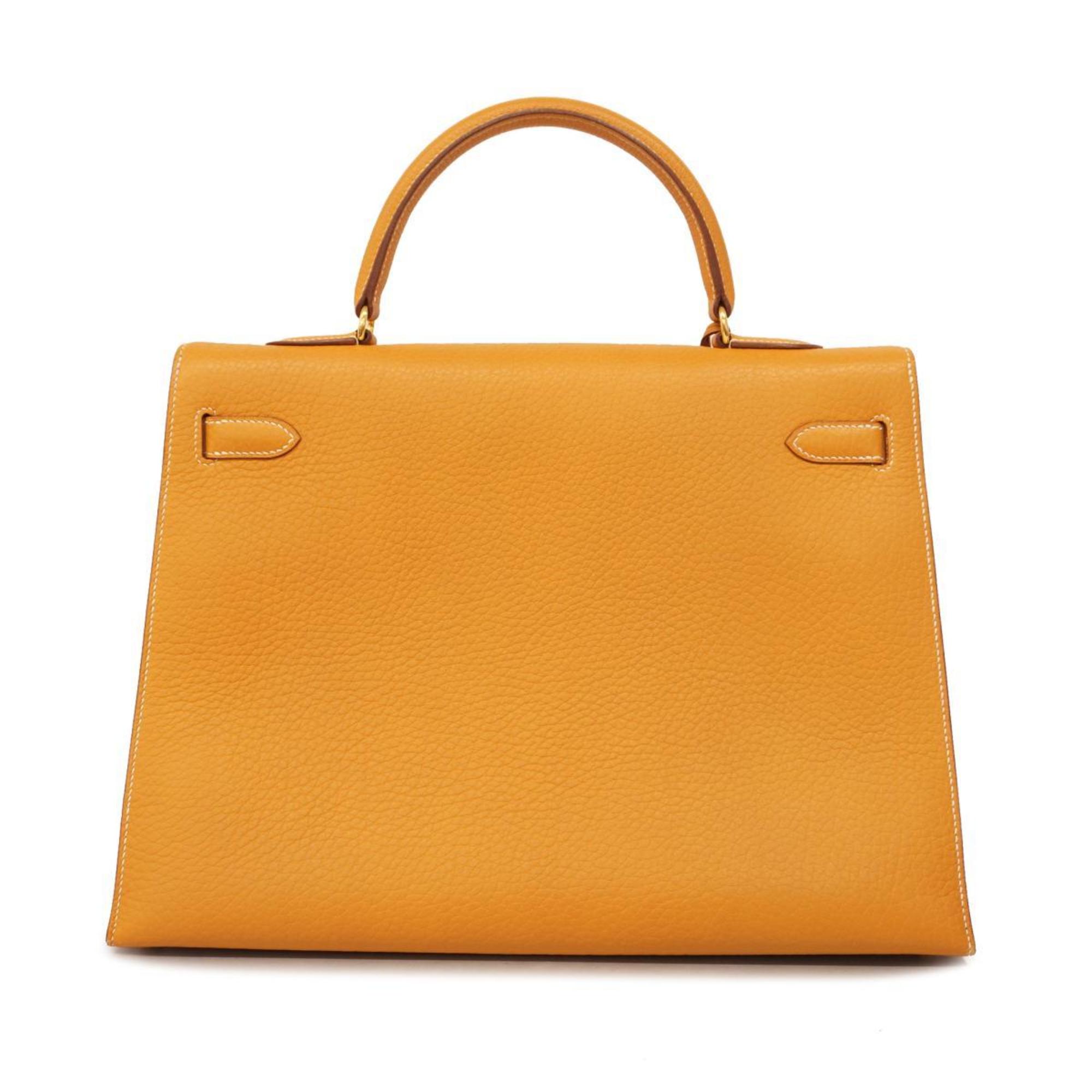 Hermes handbag Kelly 35 □B stamp Togo natural ladies