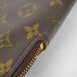 Louis Vuitton Clutch Bag Monogram Poche Document M53456 Brown Men's