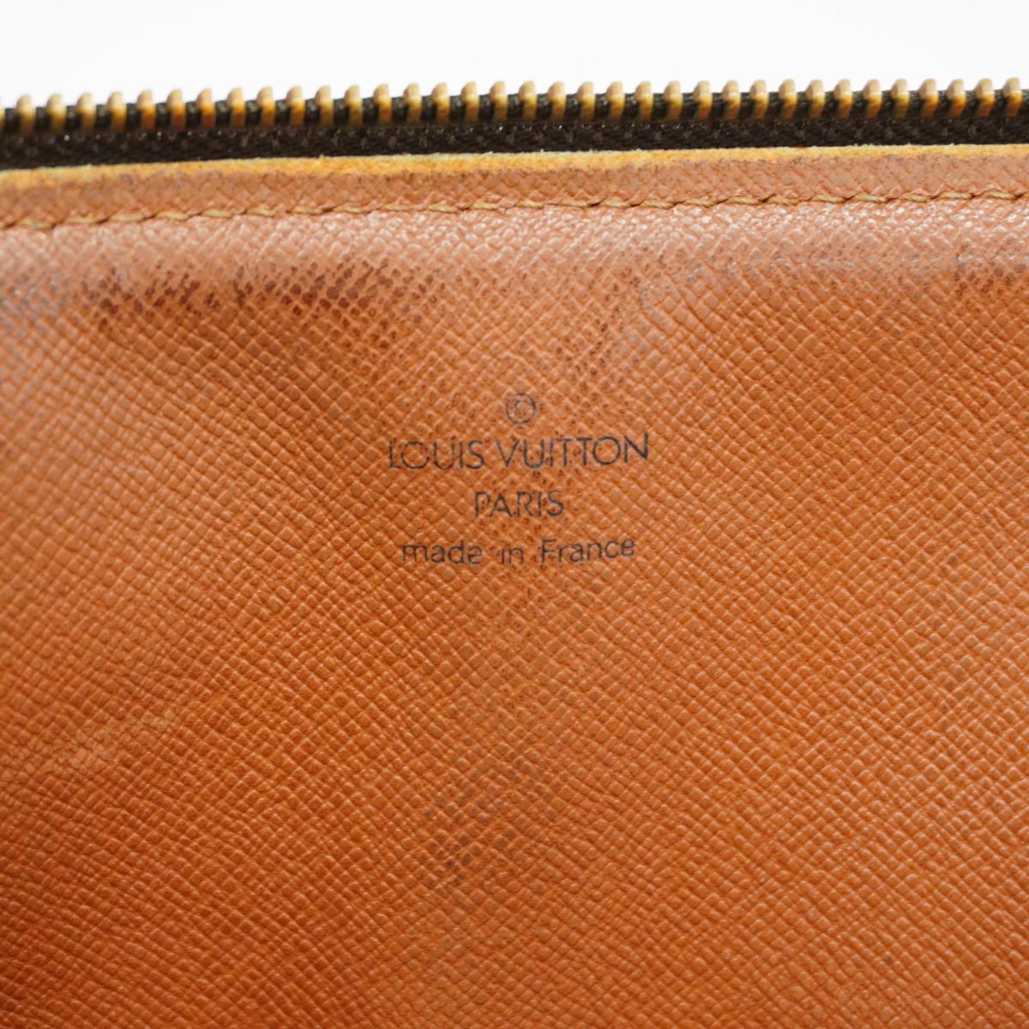 Louis Vuitton Clutch Bag Monogram Poche Document M53456 Brown Men's